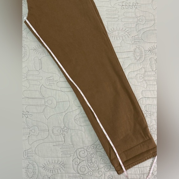 NWT Etica Bryce Pinch Waist Boyfriend Jeans 27 Tapenade Brown High Waist - Picture 9 of 12